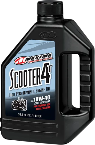 Maxima Scooter 4T 10W40 Mineral Engine Motor Oil 1 Liter Quart