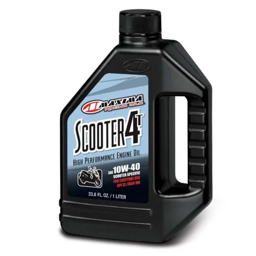 Maxima Scooter 4T 10W40 Mineral Engine Motor Oil 1 Liter Quart