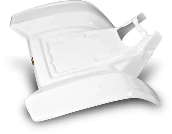 Maier White Polyethylene Rear Fender Fairing Guard