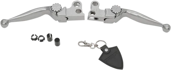 PSR Journey Chrome Adjustable Clutch Brake Lever Set