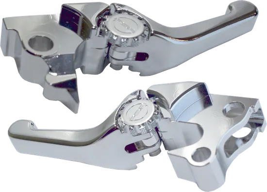 PSR Anthem Shorty Chrome Clutch Brake Lever Set