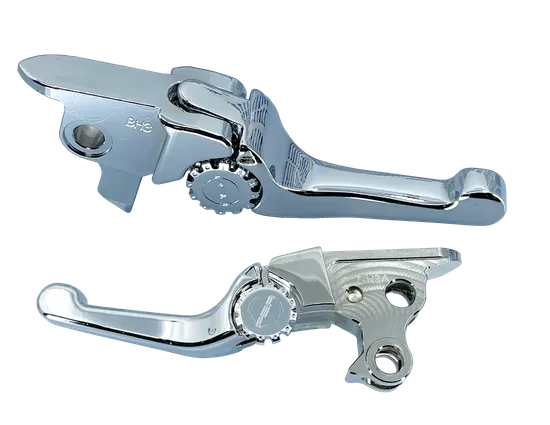 PSR Anthem Shorty Chrome Clutch Brake Lever Set