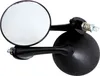 SP1 Black Round Side View Mirror Set Pair