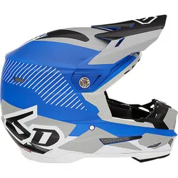 6D Helmets Adult Unisex ATR-2 Fusion Helmet MX XL Black Blue White