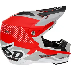 6D Helmets Adult Unisex ATR-2 Fusion Helmet MX 2XL Black Red White