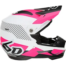 6D Helmets Adult Unisex ATR-2 Fusion Helmet MX L Black Pink White