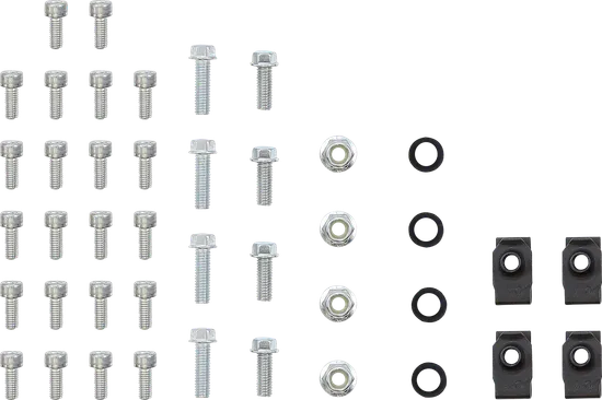 Moose Raw Aluminum Front Radiator Debris Grill Guard