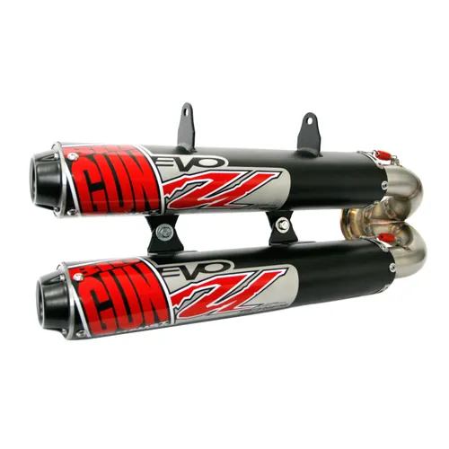 Big Gun EVO U Dual Exhaust Muffler Pipe Slip On 2
