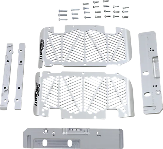 Moose Black 3/16 Aluminum Front Radiator Debris Grill Guard