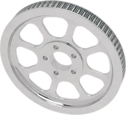 Chrome Rear Drive Belt Pulley 70 Tooth 70T