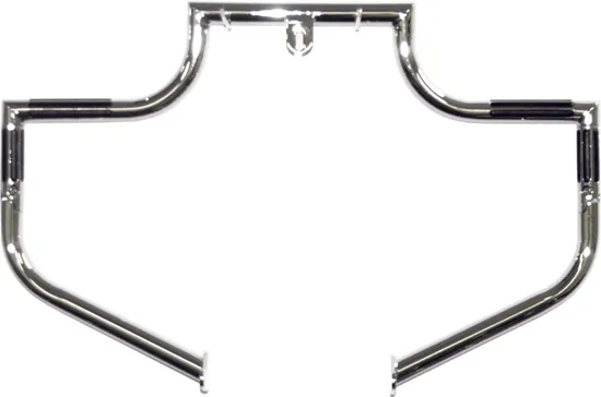 Lindby Twinbar Front Highway Bar Footpegs Crash Guard Chrome