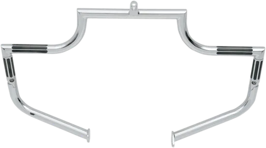 Lindby Twinbar Front Highway Bar Footpegs Crash Guard Chrome