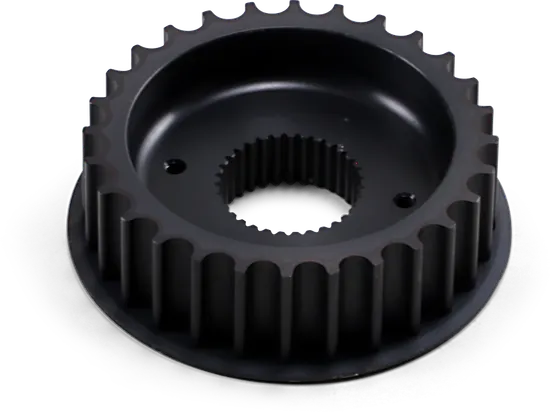 DS Black Steel Front Drive Belt Pulley 28 Tooth