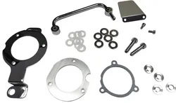 Harddrive Chrome Breather Air Cleaner Mount Bracket Kit