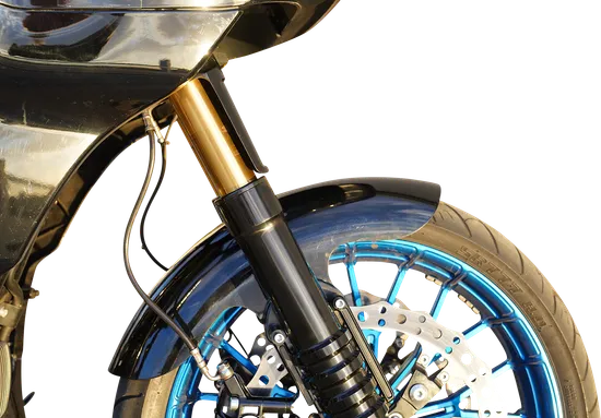 Arlen Ness Gold 49mm Fork Legs Tubes Pair 22 7-8in. Factory