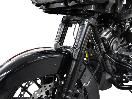 Arlen Ness Black 49mm Fork Legs Tubes Pair 22 7-8in. Factory