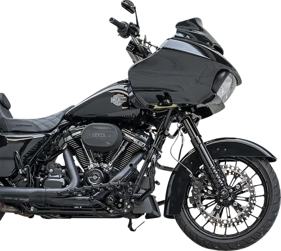 Arlen Ness Black 49mm Fork Legs Tubes Pair 22 7-8in. Factory