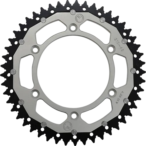 Moose Silver 49 Tooth Rear Dual Sprocket