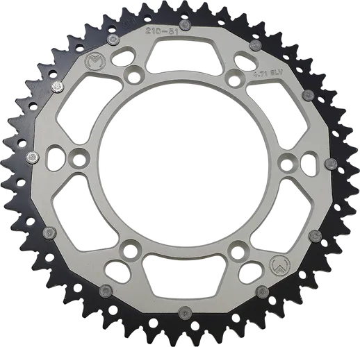 Moose Silver 51 Tooth Rear Dual Sprocket