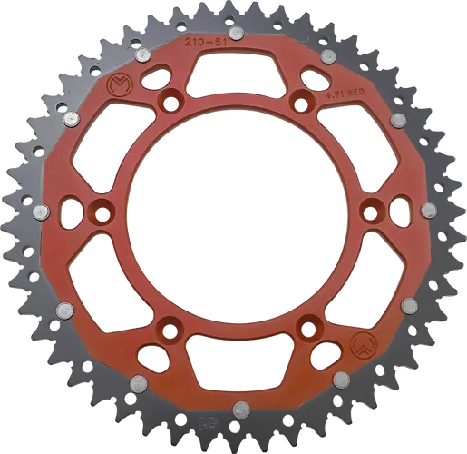 Moose Red 51 Tooth Rear Dual Sprocket