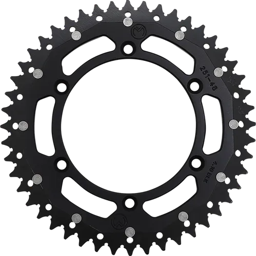 Moose Black 48 Tooth Rear Dual Sprocket