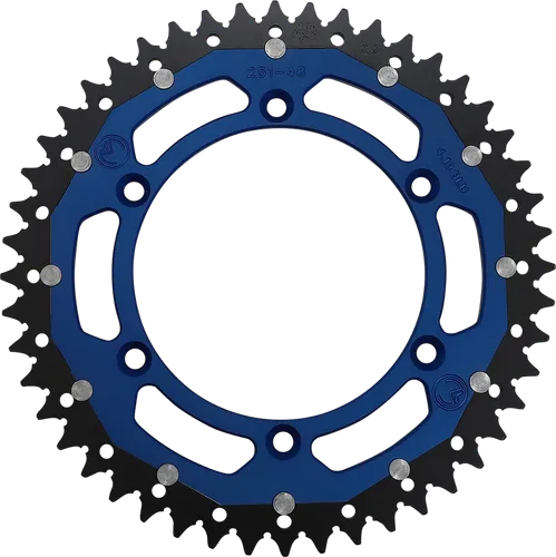 Moose Blue 48 Tooth Rear Dual Sprocket