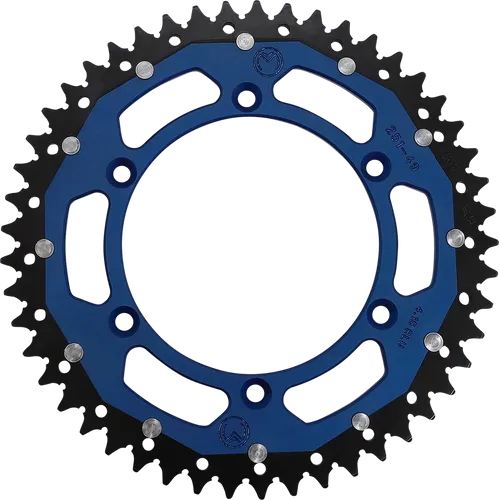 Moose Blue 49 Tooth Rear Dual Sprocket