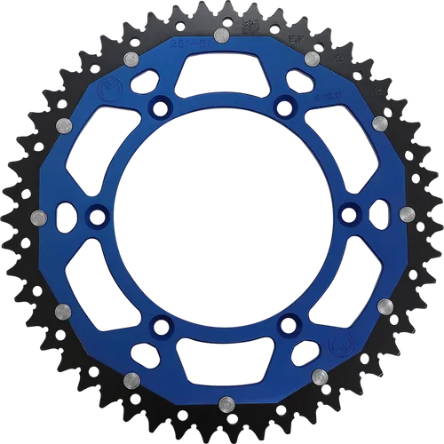 Moose Blue 51 Tooth Rear Dual Sprocket