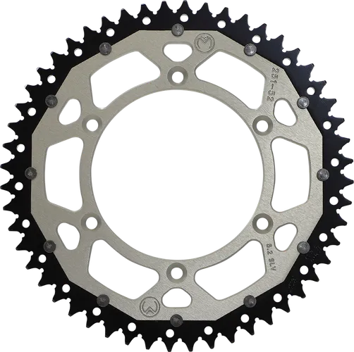 Moose Silver 52 Tooth Rear Dual Sprocket