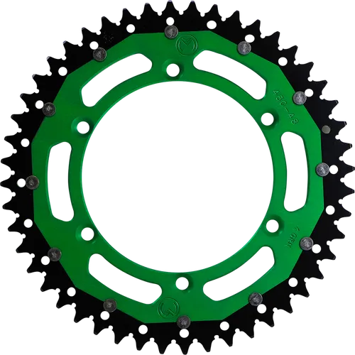 Moose Green 48 Tooth Rear Dual Sprocket