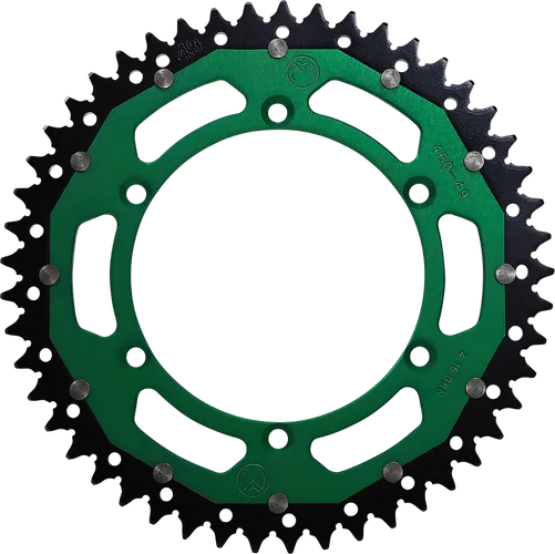 Moose Green 49 Tooth Rear Dual Sprocket