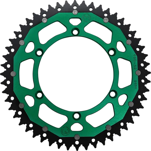 Moose Green 52 Tooth Rear Dual Sprocket