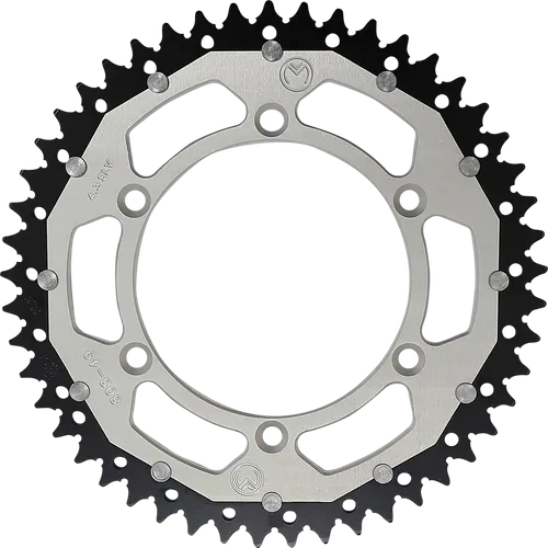 Moose Silver 49 Tooth Rear Dual Sprocket