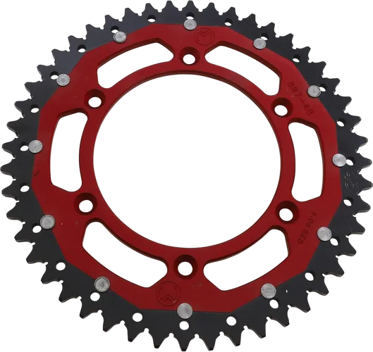 Moose Red 48 Tooth Rear Dual Sprocket