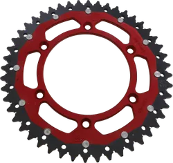 Moose Red 48 Tooth Rear Dual Sprocket