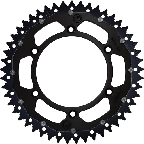 Moose Black 49 Tooth Rear Dual Sprocket