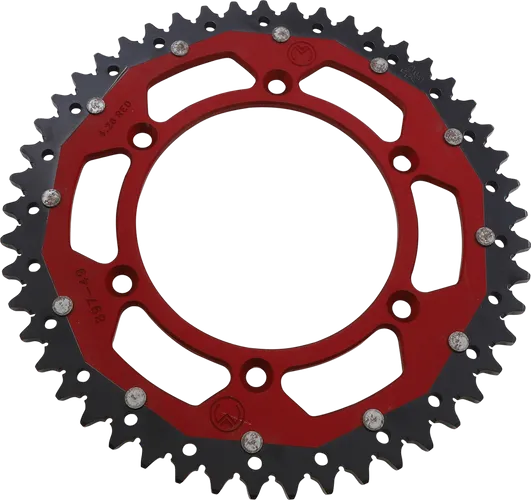 Moose Red 49 Tooth Rear Dual Sprocket