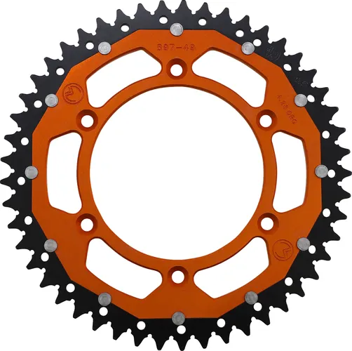 Moose Orange 49 Tooth Rear Dual Sprocket