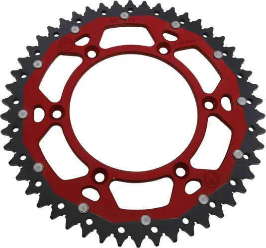 Moose Red 50 Tooth Rear Dual Sprocket