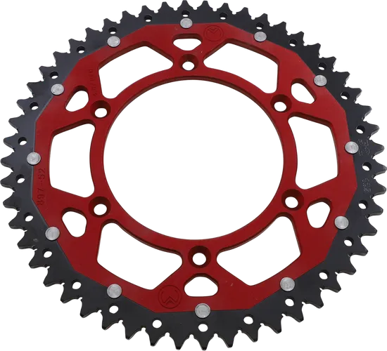 Moose Red 52 Tooth Rear Dual Sprocket