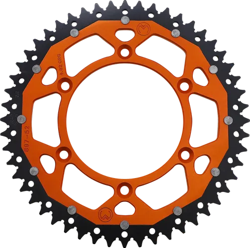 Moose Orange 52 Tooth Rear Dual Sprocket