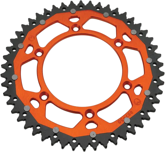 Moose Orange 52 Tooth Rear Dual Sprocket