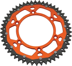 Moose Orange 52 Tooth Rear Dual Sprocket