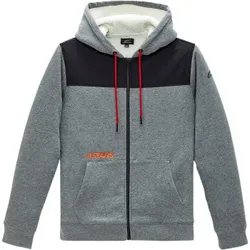 Alpinestars Adult Men Alliance Sherpa Hybrid Hoodie L Black Gray