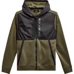 Alpinestars Adult Men Aligned Zip Hoodie 2XL Green Black