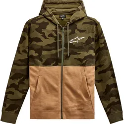 Alpinestars Adult Men Camo Block Hoodie M Camo Green Tan