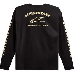 Alpinestars Adult Men Sunday Long Sleeve Tee M Black Tan