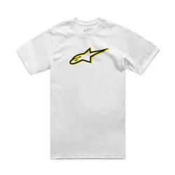 Alpinestars Adult Men Ageless Shadow CSF Tee M White Black