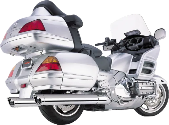 Cobra Chrome 4in Steel Scalloped Slip On Muffler