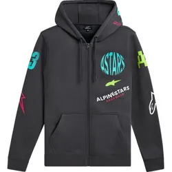 Alpinestars Adult Men Variegate Zip Hoodie XL Gray
